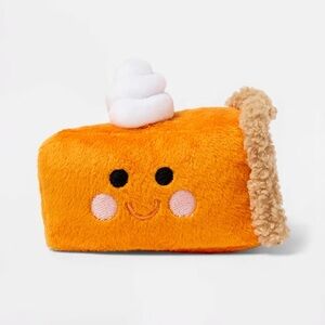 🍰 NWT Spritz 2025 Thanksgiving Plush Pumpkin Pie Slice Decor Toy Target RETIRED